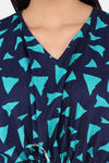 Shararat Cotton Full Length Nightdress - Sky Blue — thumbnail 6